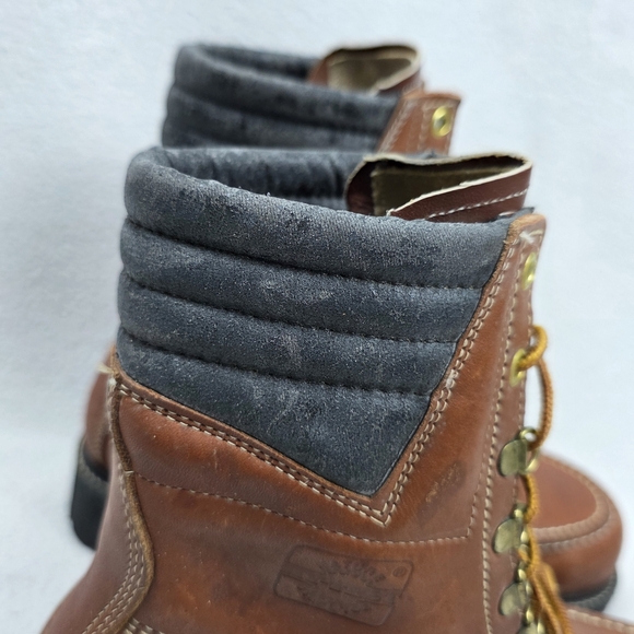 Hy-Test Nature Steel Toe Boots Men\'s Size 7D Brown Workwear Utility Safety main image 2